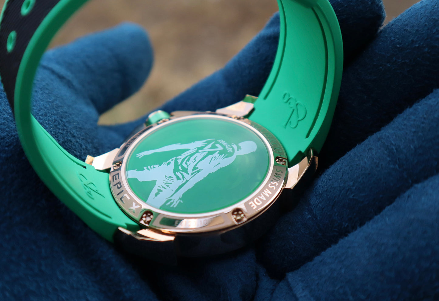 jacob & co CR7 - جاكوب اند كو اصدار رونالدو لون اخضر توربيون كلين درجة اولى