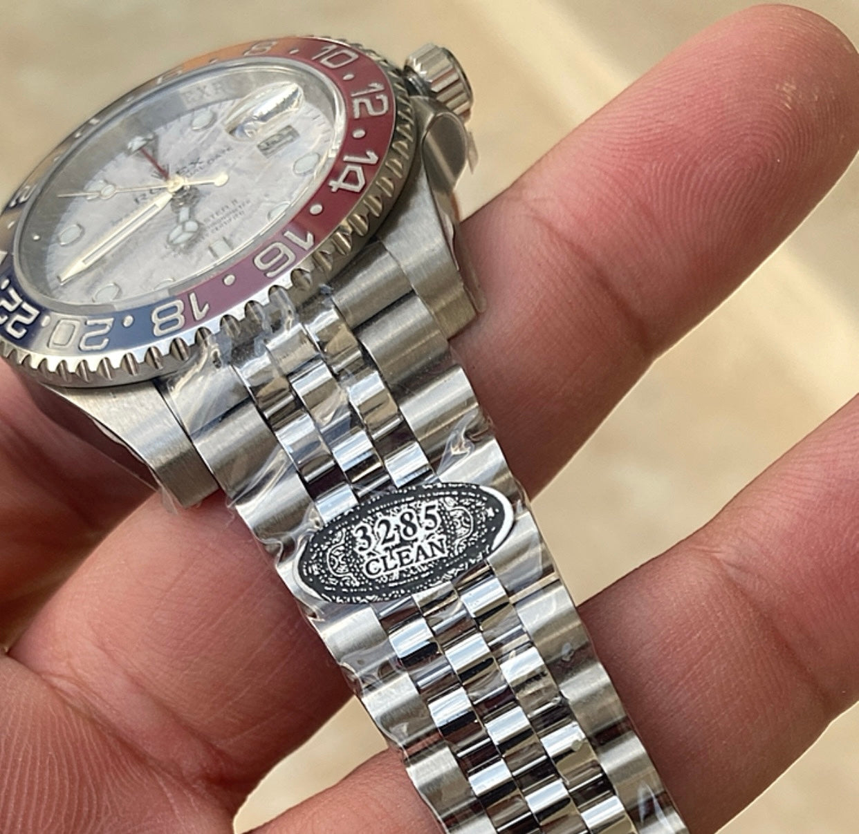 40 mm رولكس جي ام تي بيبسي دايل ماربل فاخر