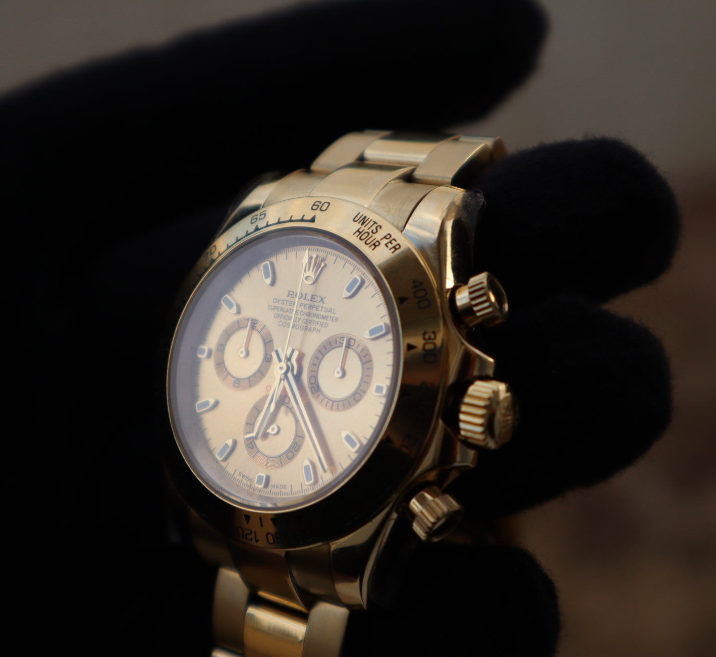 Rolex Cosmograph Daytona - دايتونا كوزموجراف فول جولد عيار ١٨ طلاء