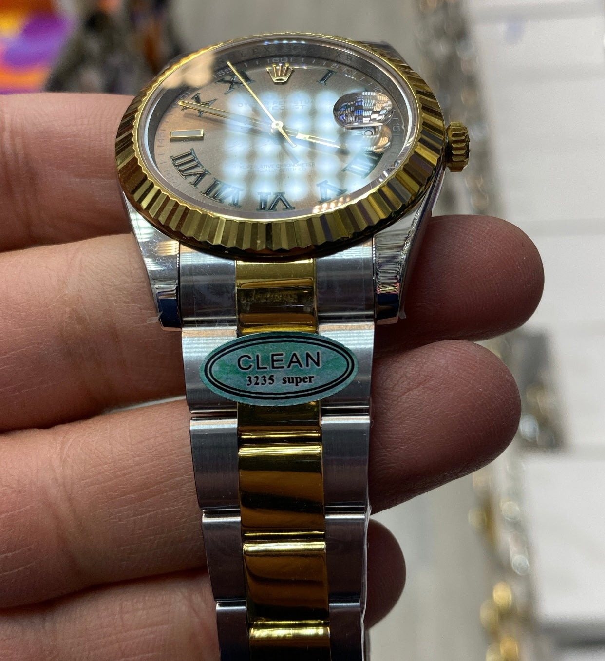 41 mm رولكس دايت جست ويمبلدون - كلين ماستر