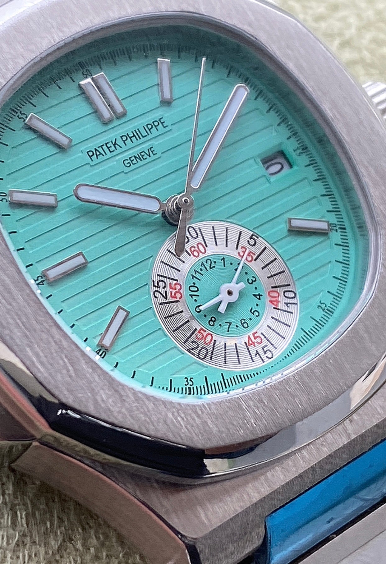 40.5 mm باتيك فيليب نوتلس تيفاني كرونوجراف - كلين