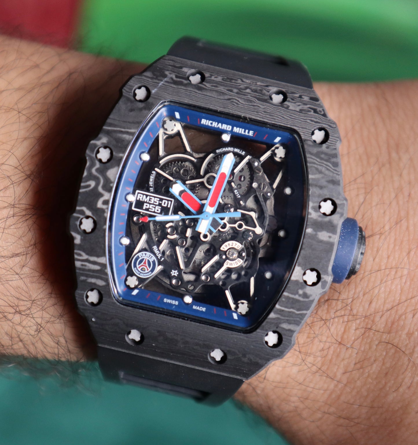 ريتشارد ميل اصدار خاص نادال - اعلى جودة مطابق جدا