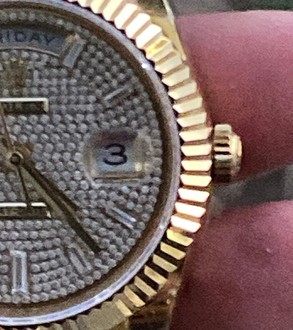 روليكس داي ديت مينا باڤيد - ساعة نادرة جدا - الساعة كليون طبق الاصل ماكينة سويسري