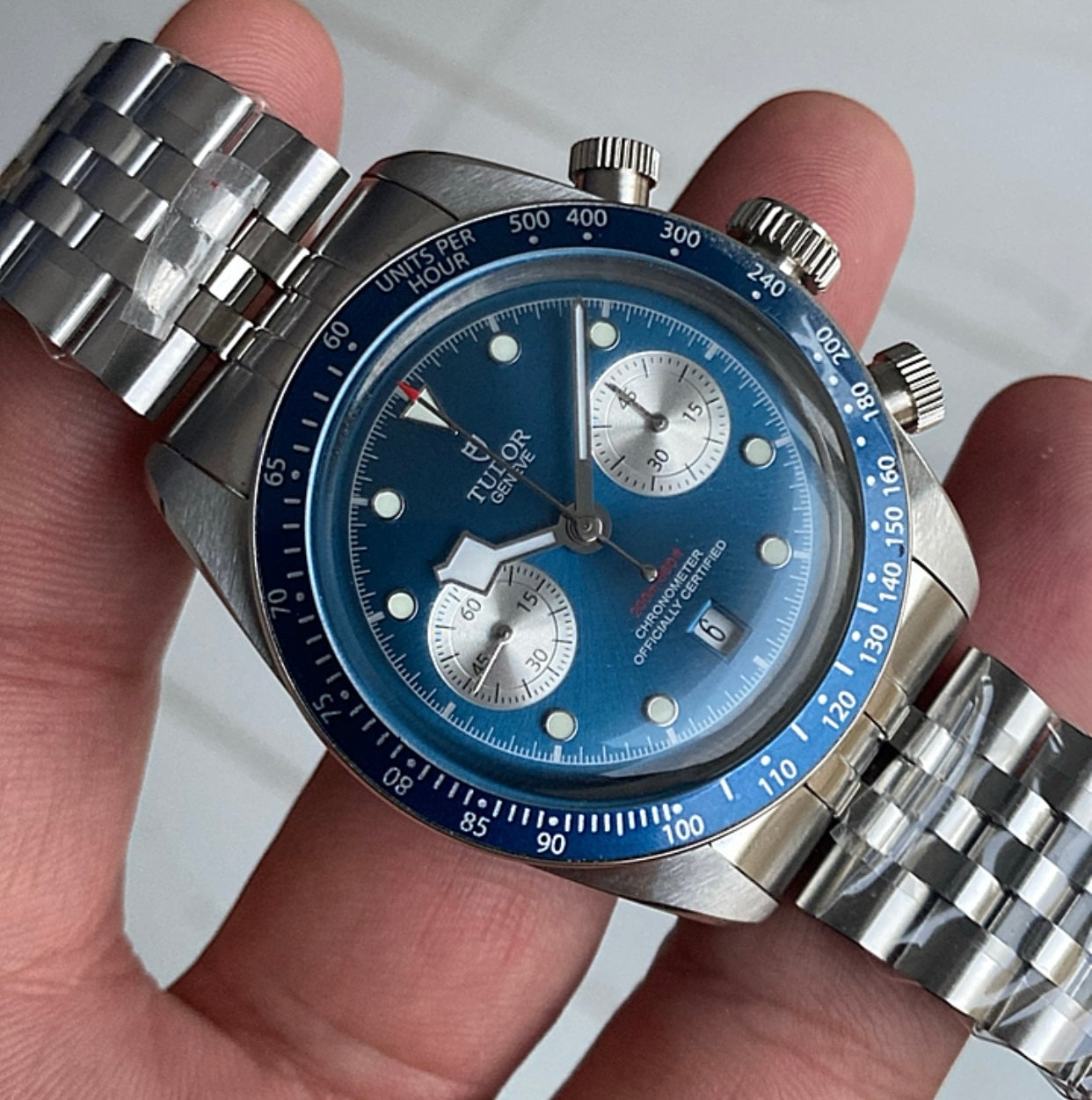 تيودور كرونوجراف كلين طبق الأصل ماكينة سويسري لا يمكن تميزها