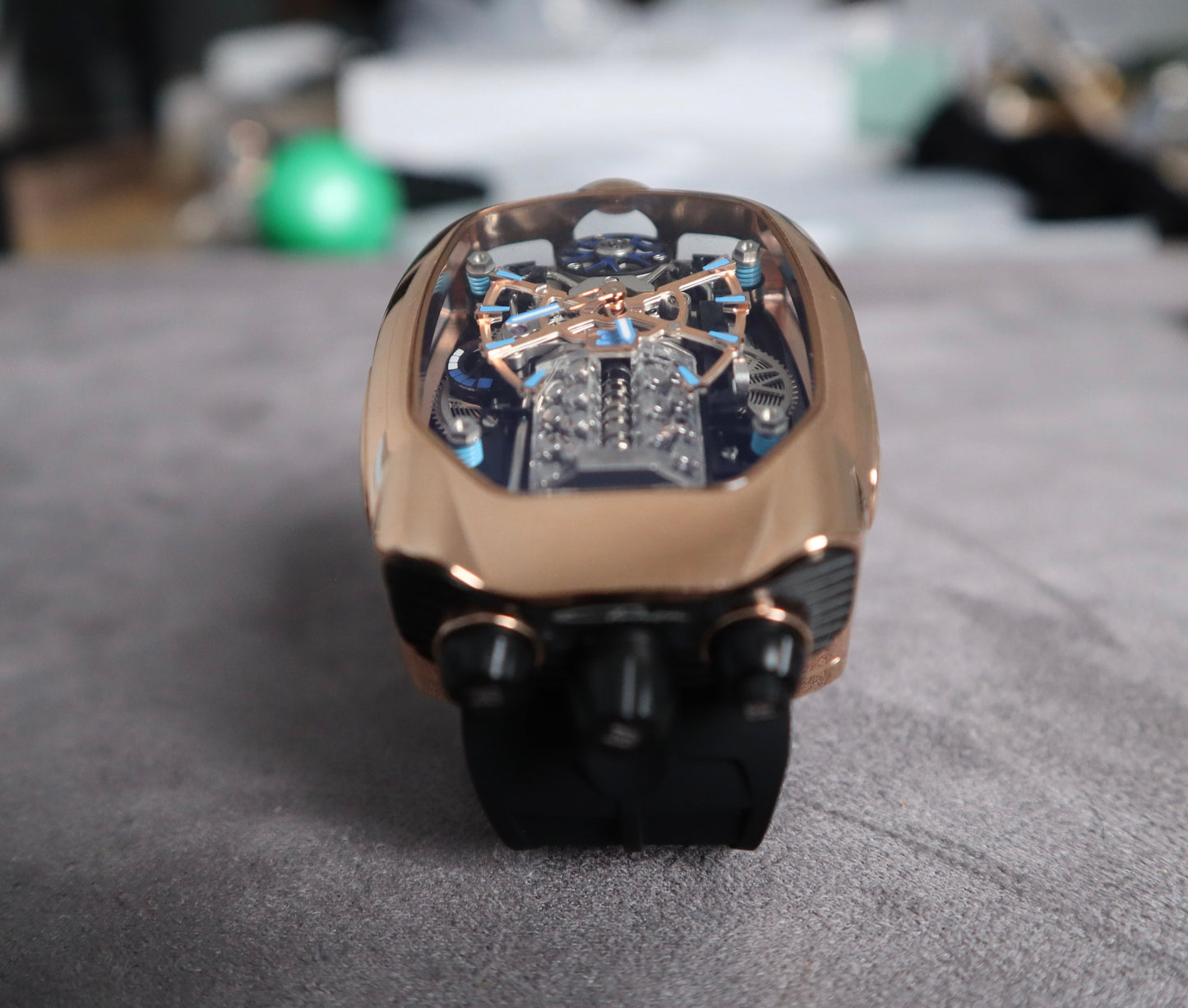 ( السعر بالاردني ٦٣٠ ) jacob & co bugatti chiron - اصدار كاين ماكينة سويسري صناعة يدوية من الداخل صناعة يدوي (Copy)