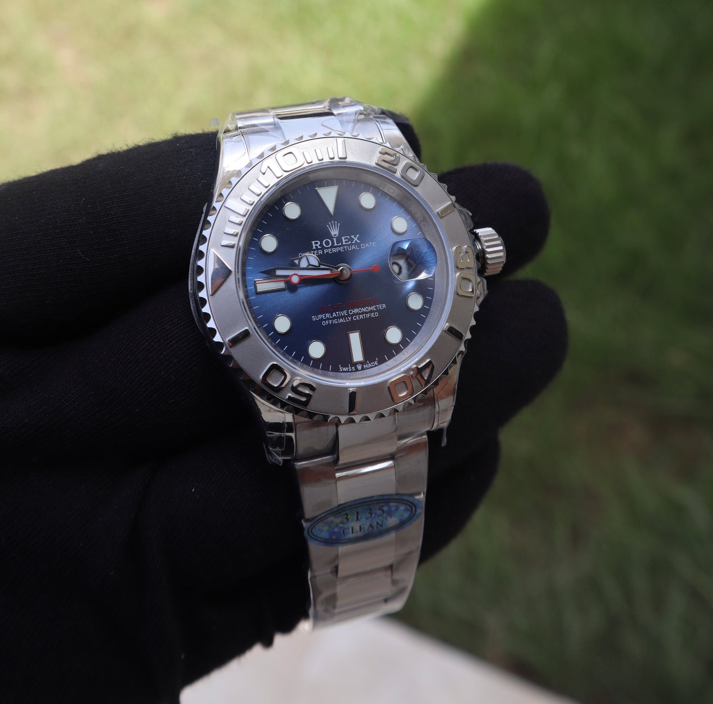 40 mm رولكس يخت ماستر ستانلس ستيل وبلاتينيوم