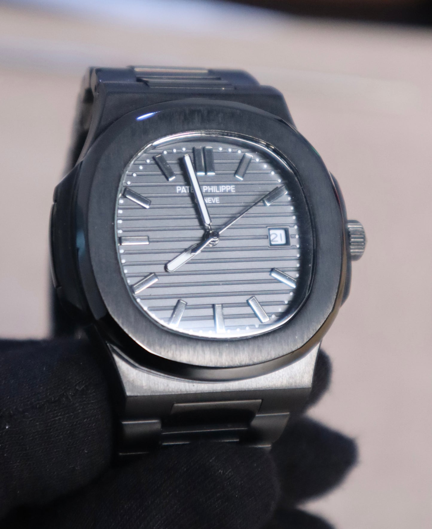 باتيك فيليب نوتلس فول بلاك - اصدار خاص كواليتي جراند ماستر متوفر قطعتين