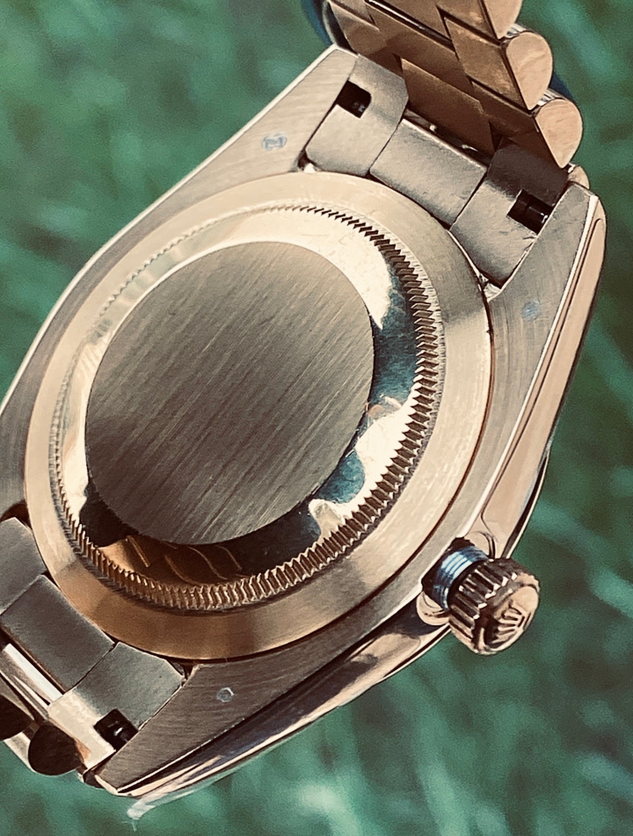 40 mm رولكس داي ديت يالو جولد جرين اومبريه - جراند ماستر