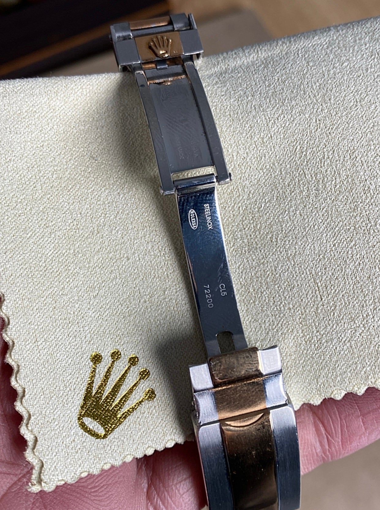 41 mm رولكس داي جست مستعملة اصدار نادر ويمبلدون روز جولد