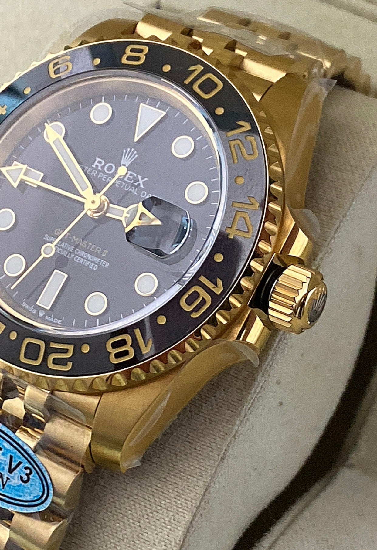 Clean Rolex GMT-Master II  40 mm -قطعة واحدة كلين ماكينة سويسري