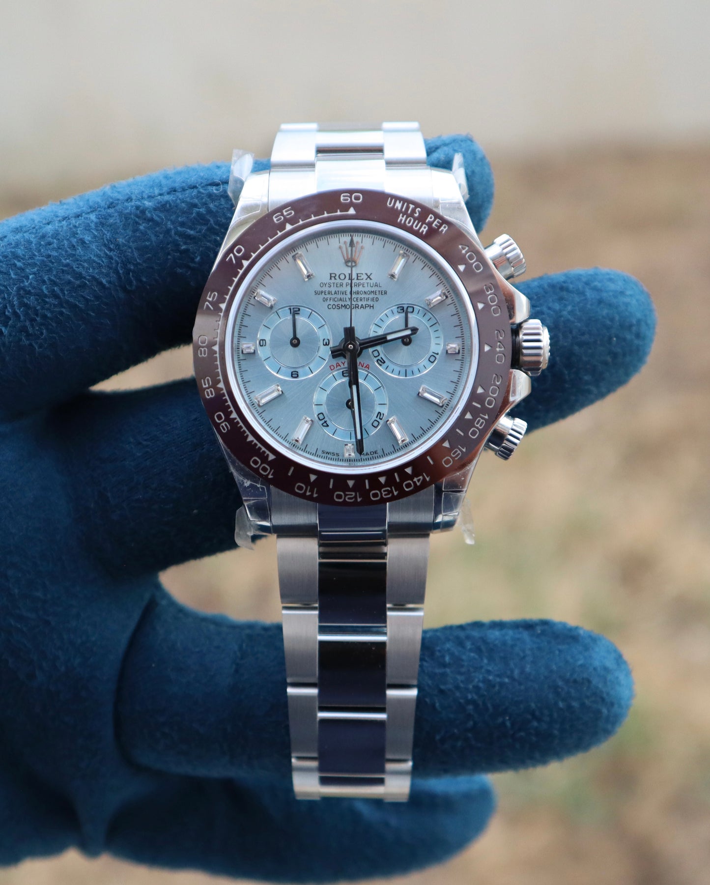 Rolex Daytona Cosmograph - رولكس دايتونا كوزموجراف كلين طبق الأصل بيزل سيراميك  ماكينة سويسري