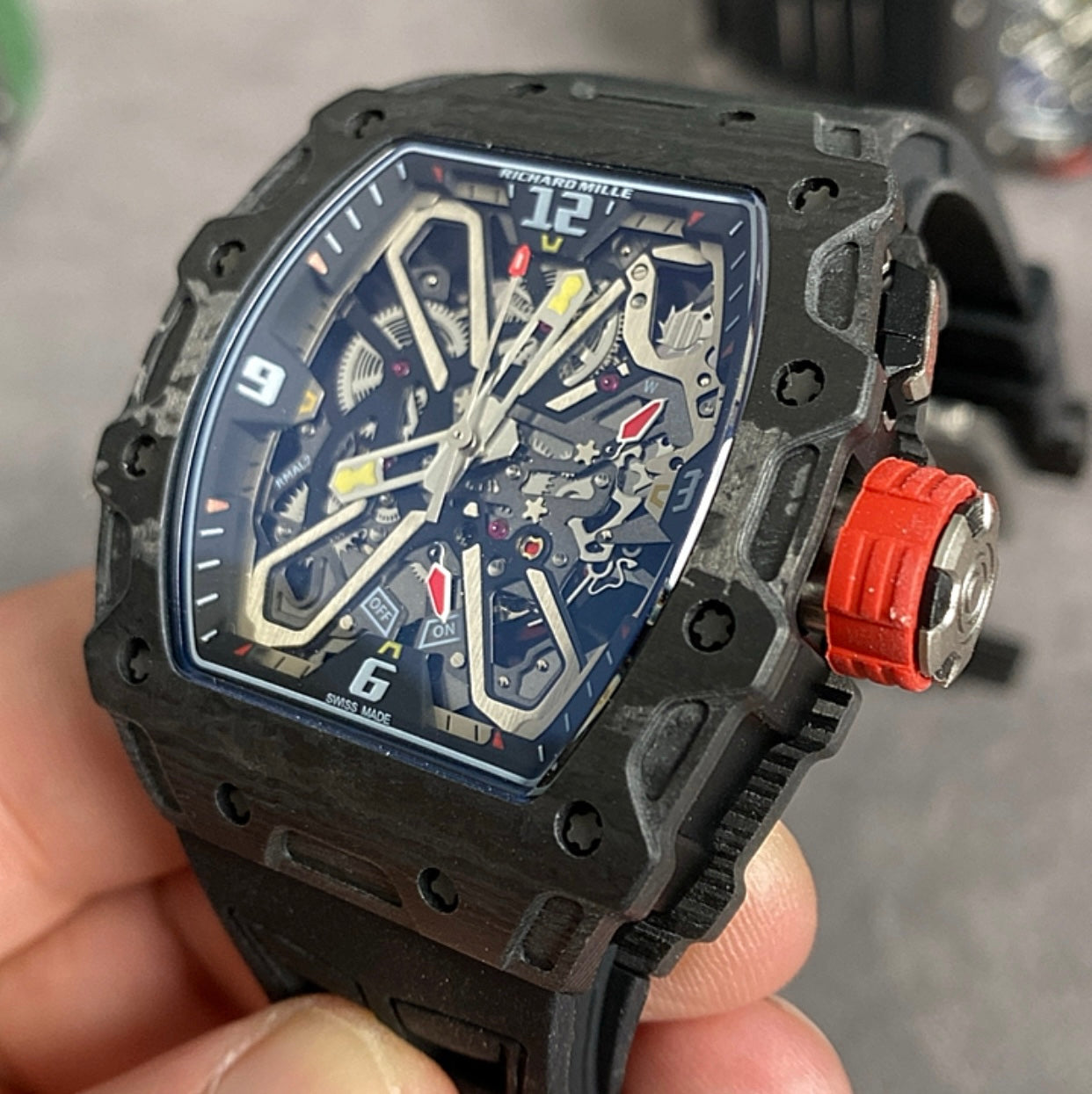 RM 35-02 RAFA - ريتشارد ميل اصدار ليميتد رافايل نادال بيسك ستايل الاصدار القديم