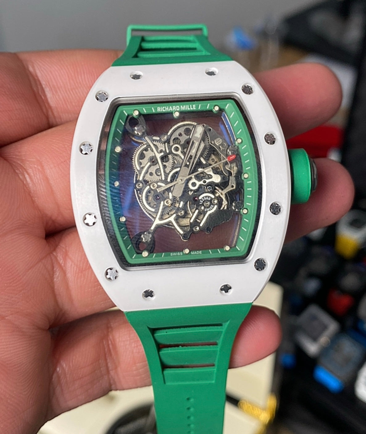 RM 55 Bubba watson Green  Ceramic 2024- اورانج سيراميك قطعة واحدة (RM 5)
