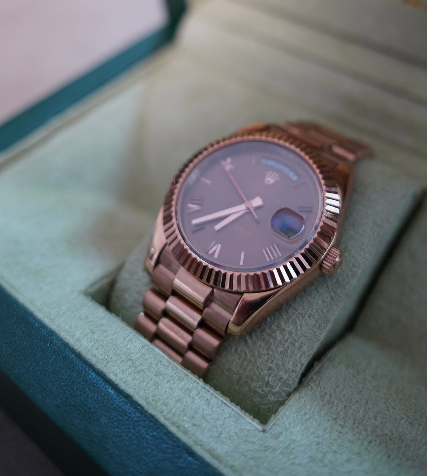 40 mm رولكس داي ديت روز جولد سوبر كواليتي