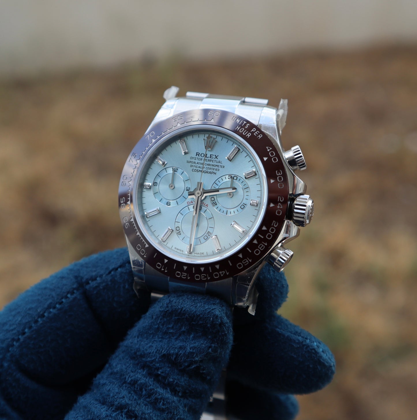 Rolex Daytona Cosmograph - رولكس دايتونا كوزموجراف كلين طبق الأصل بيزل سيراميك  ماكينة سويسري