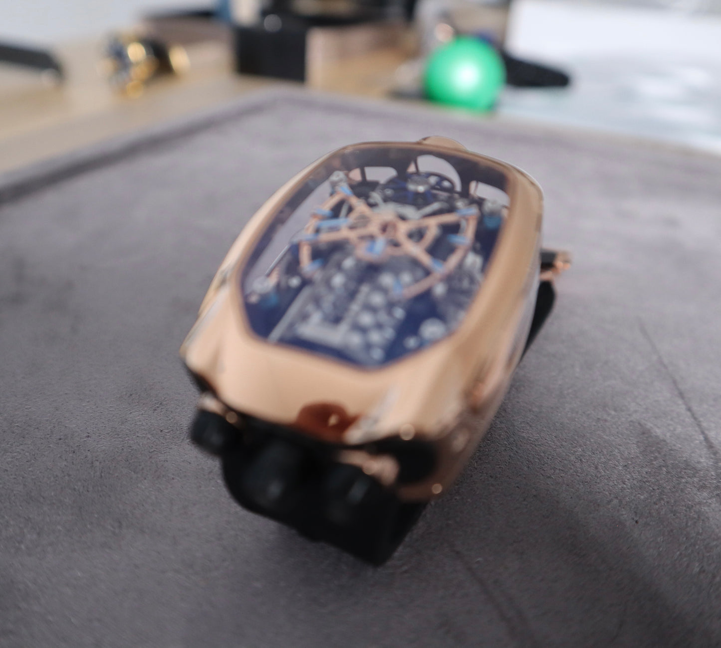 ( السعر بالاردني ٦٣٠ ) jacob & co bugatti chiron - اصدار كاين ماكينة سويسري صناعة يدوية من الداخل صناعة يدوي (Copy)