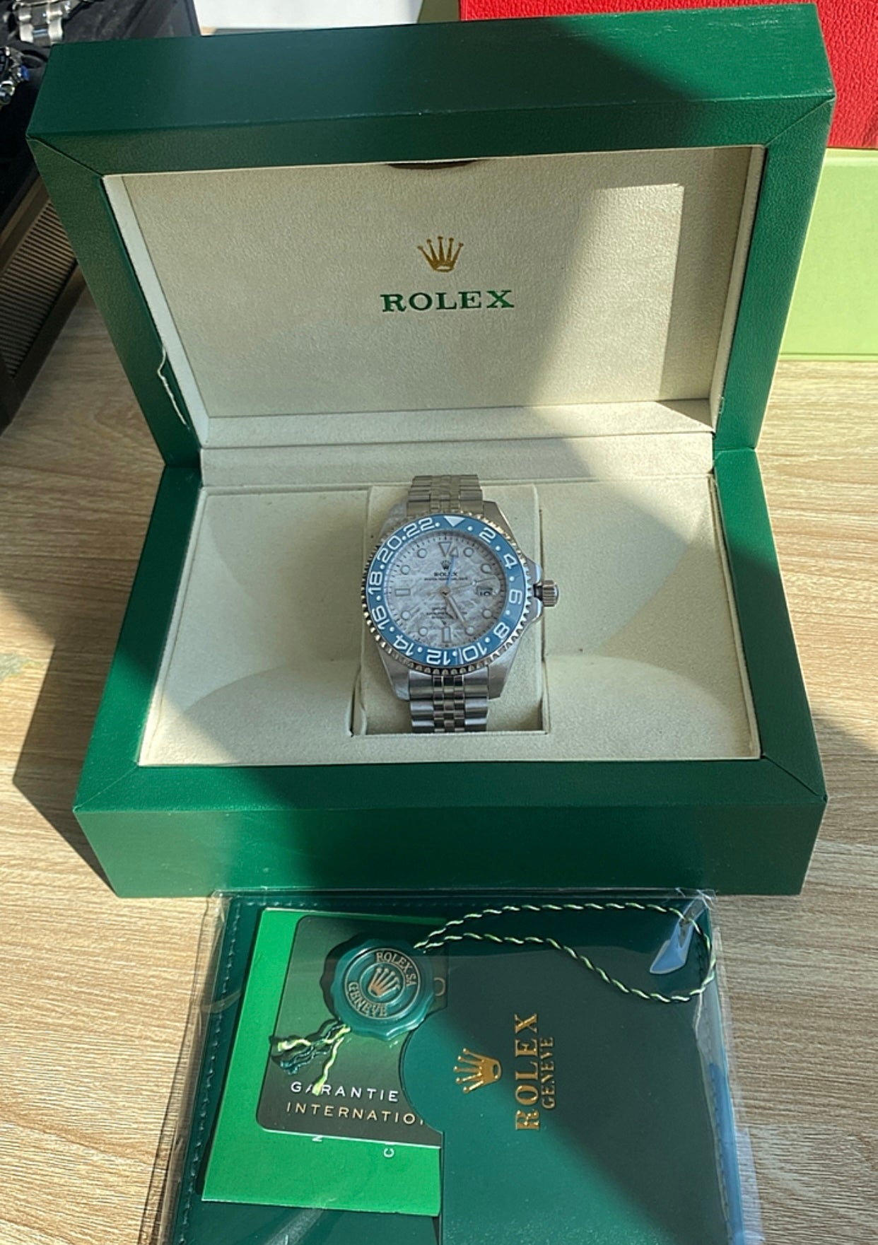 Blue Rolex GMT Master II Meteorite 43 mm - Clone 100%