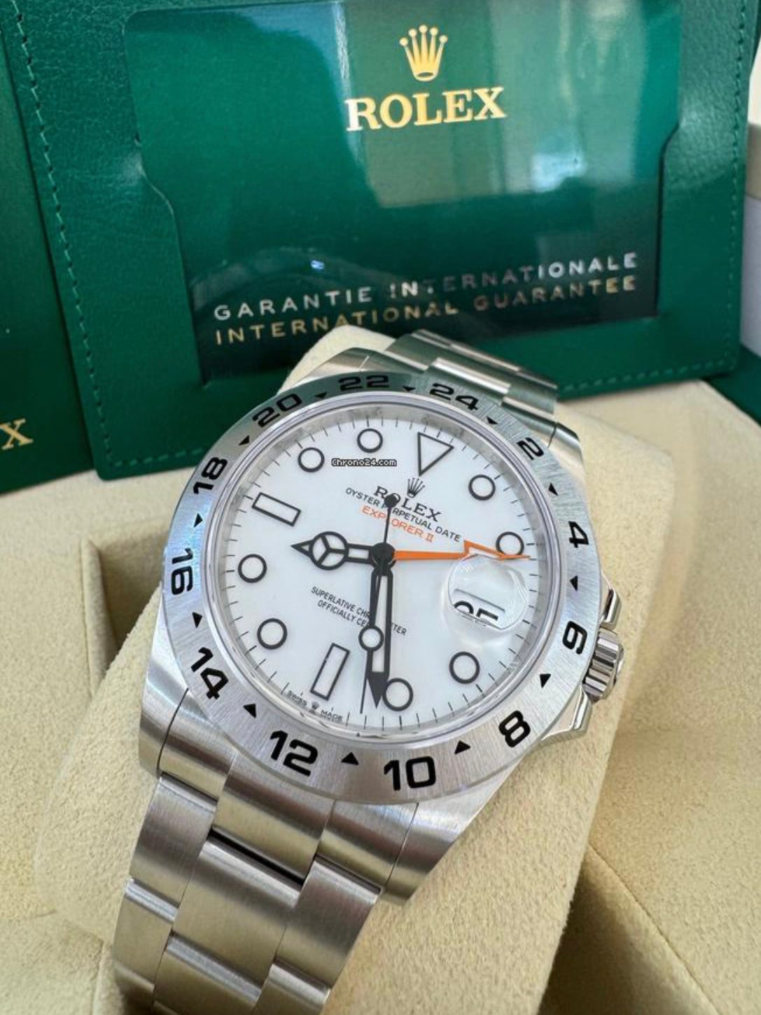 34 mm رولكس اكسبلور ابيض كلين تايتل قطعة واحدة