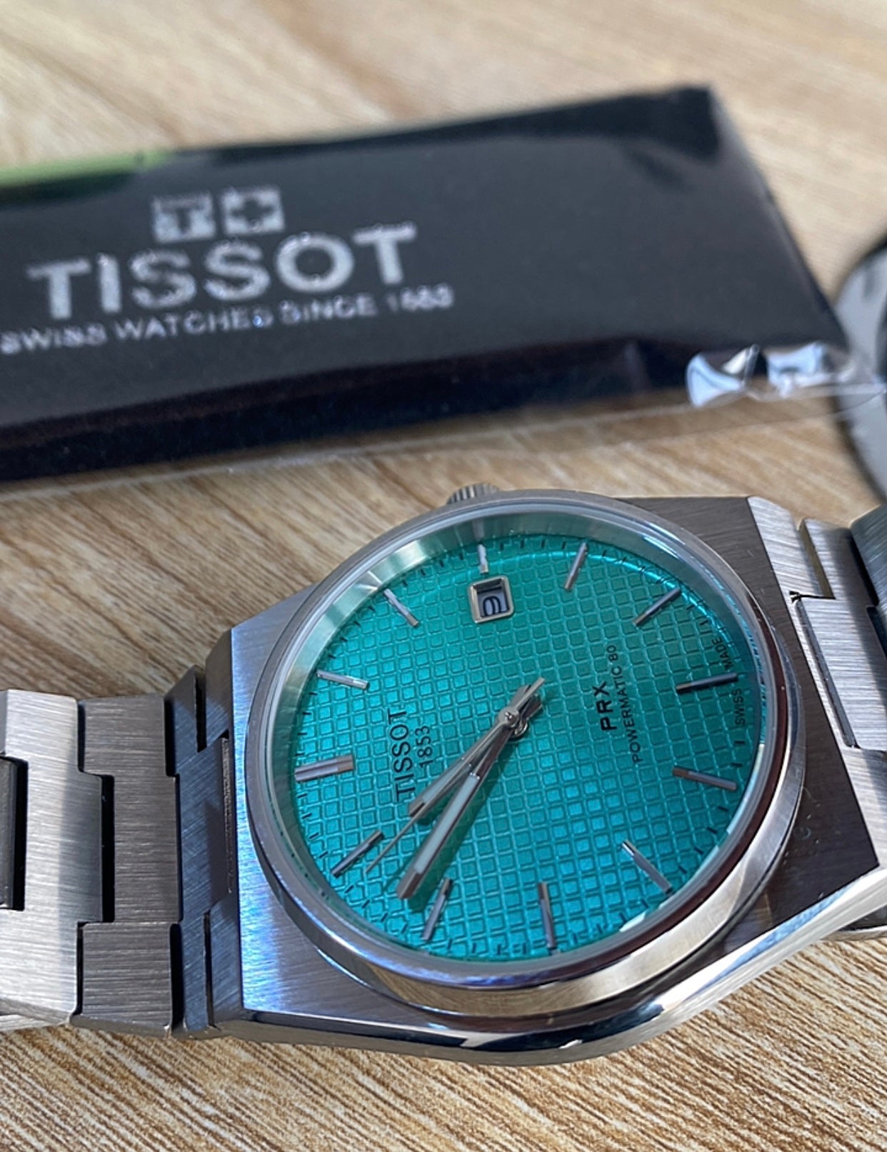 40 mm تيسوت باكس باورماتيك تيفاني- سوبر كلين متوفر قطعتين