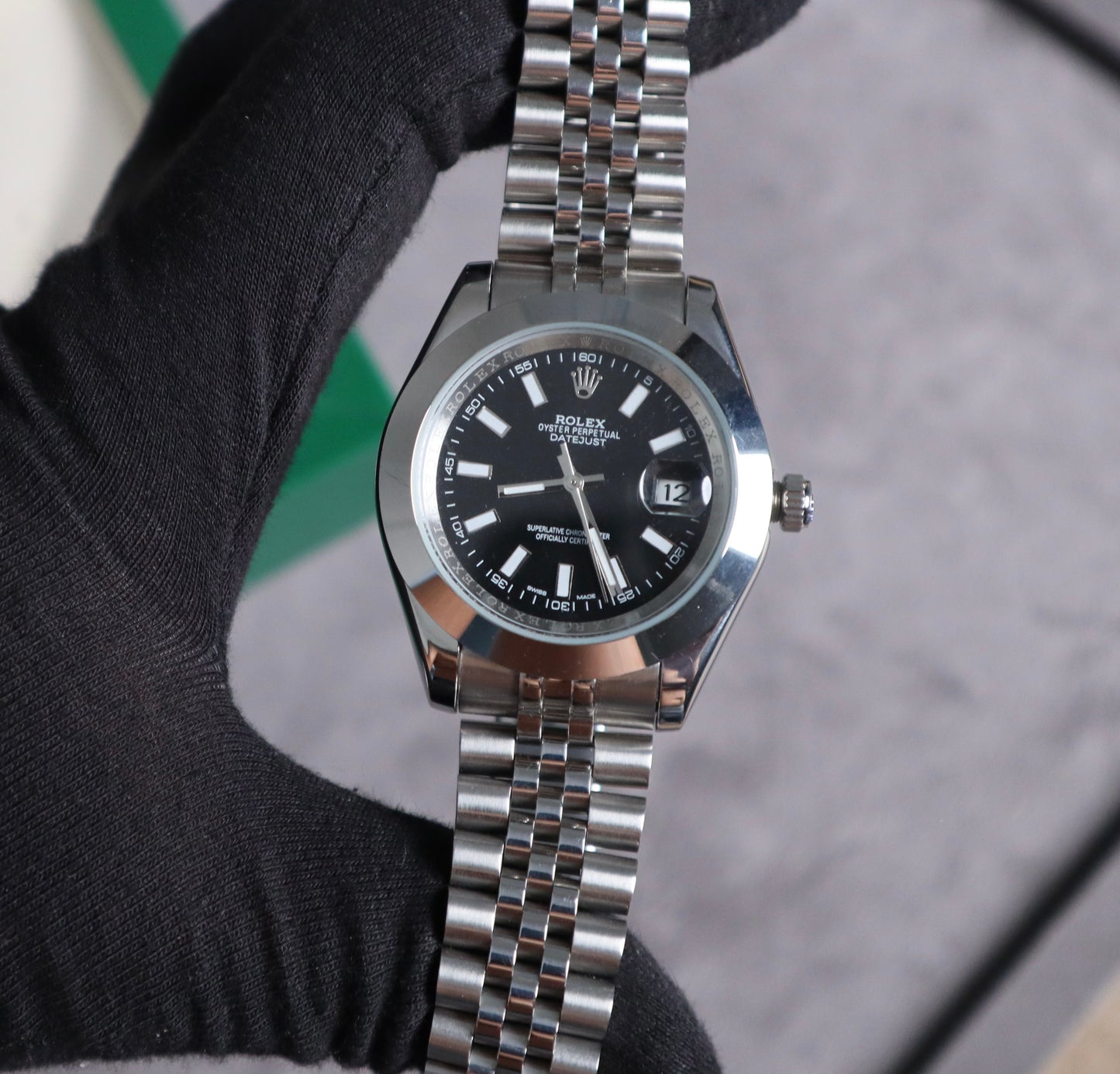 Rolex Datejust - رولكس دايت جست جراند ماستر طبق الأصل متوفر قطعتين (السعر بالاردني 300)