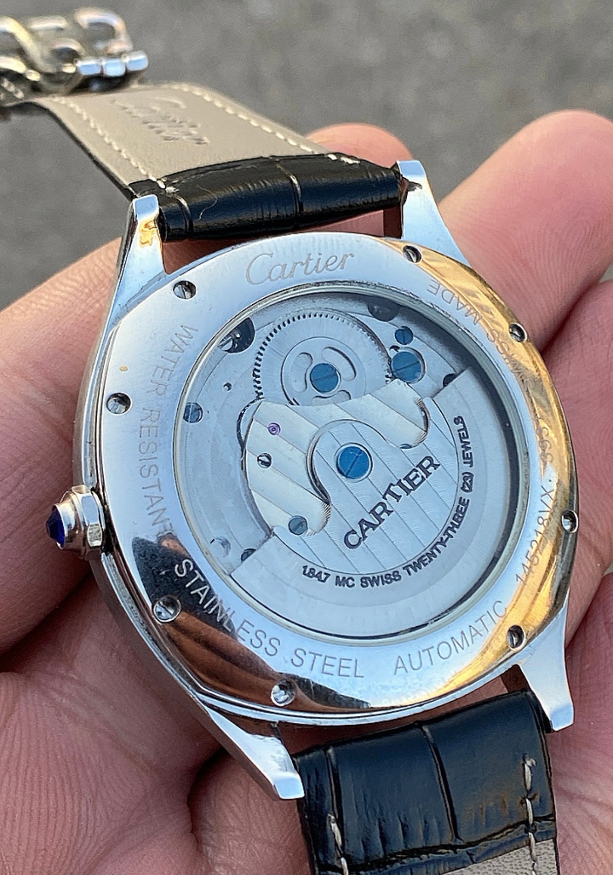 Cartier 0815 - ساعة كارتير نادرة توقف تصنيعها من الشركة الأم متوفر قطعة واحدة