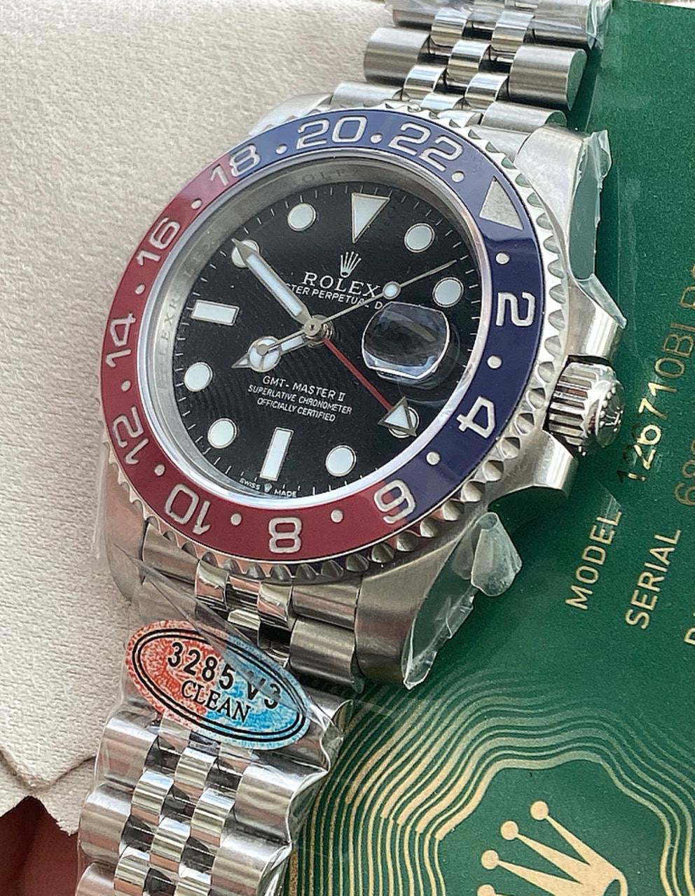 40 mm رولكس ببسي مصنع كلون طبق الأصل