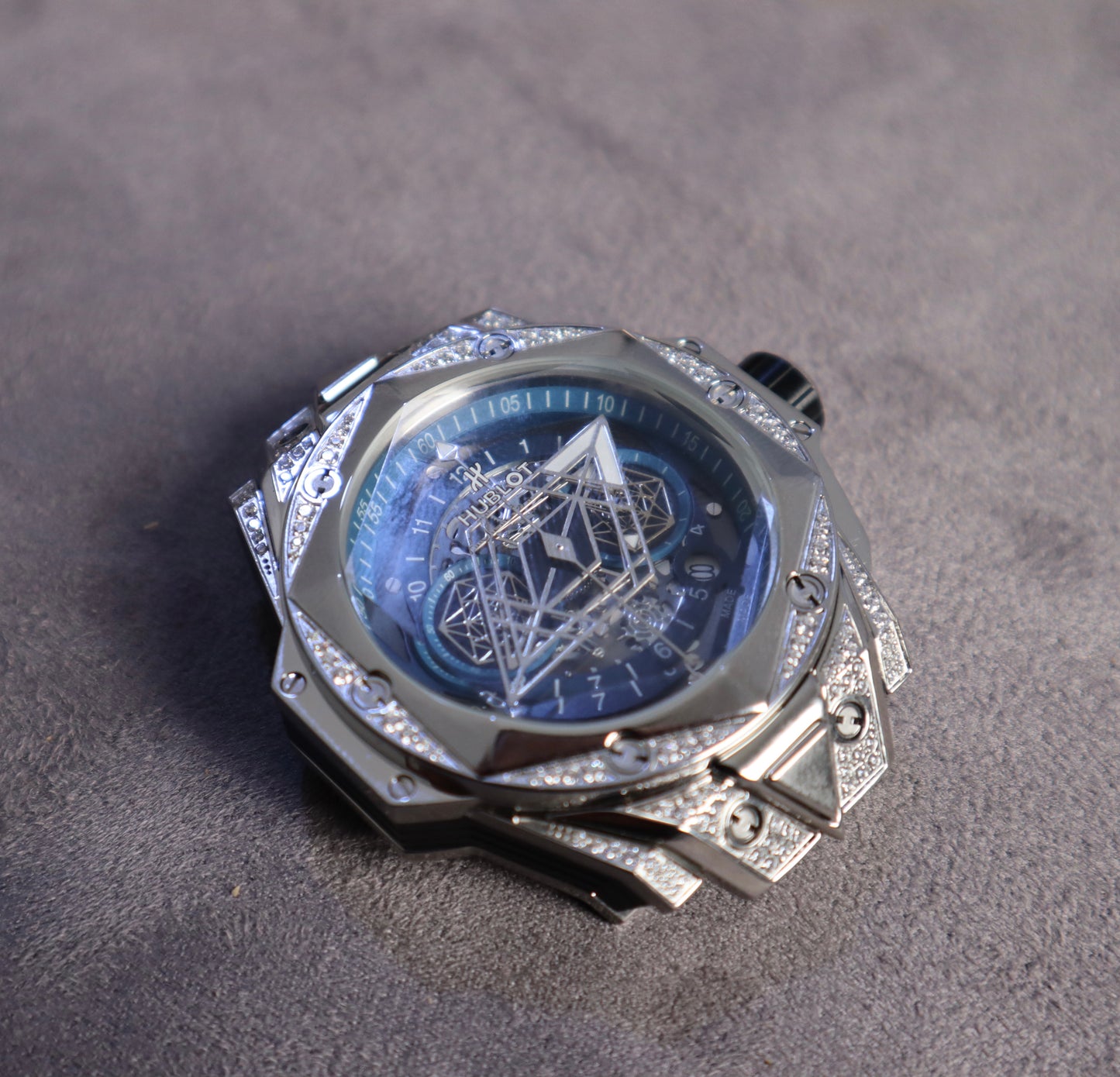 Hublot Big Bang Sang Bleu - قطعة واحدة كلين طبق الاصل