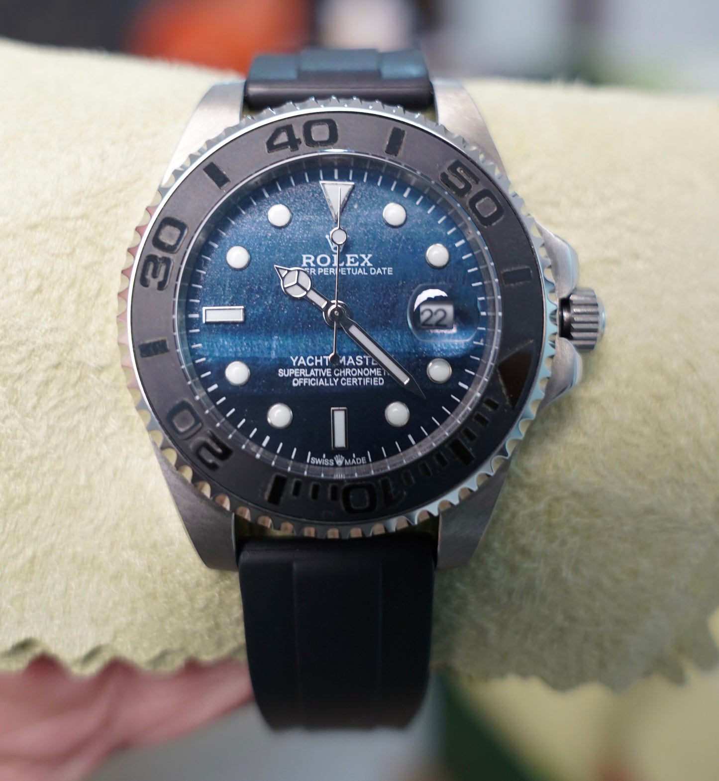 41 mm رولكس سابمارينر أومبريه رابر سوبر كواليتي