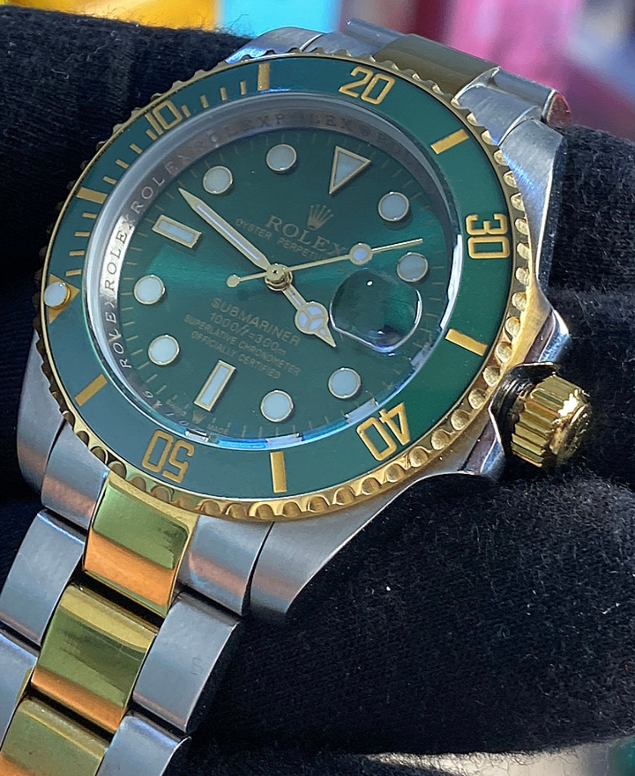 41 mm رولكس سابمارينر هالك تو تون جراند ماستر