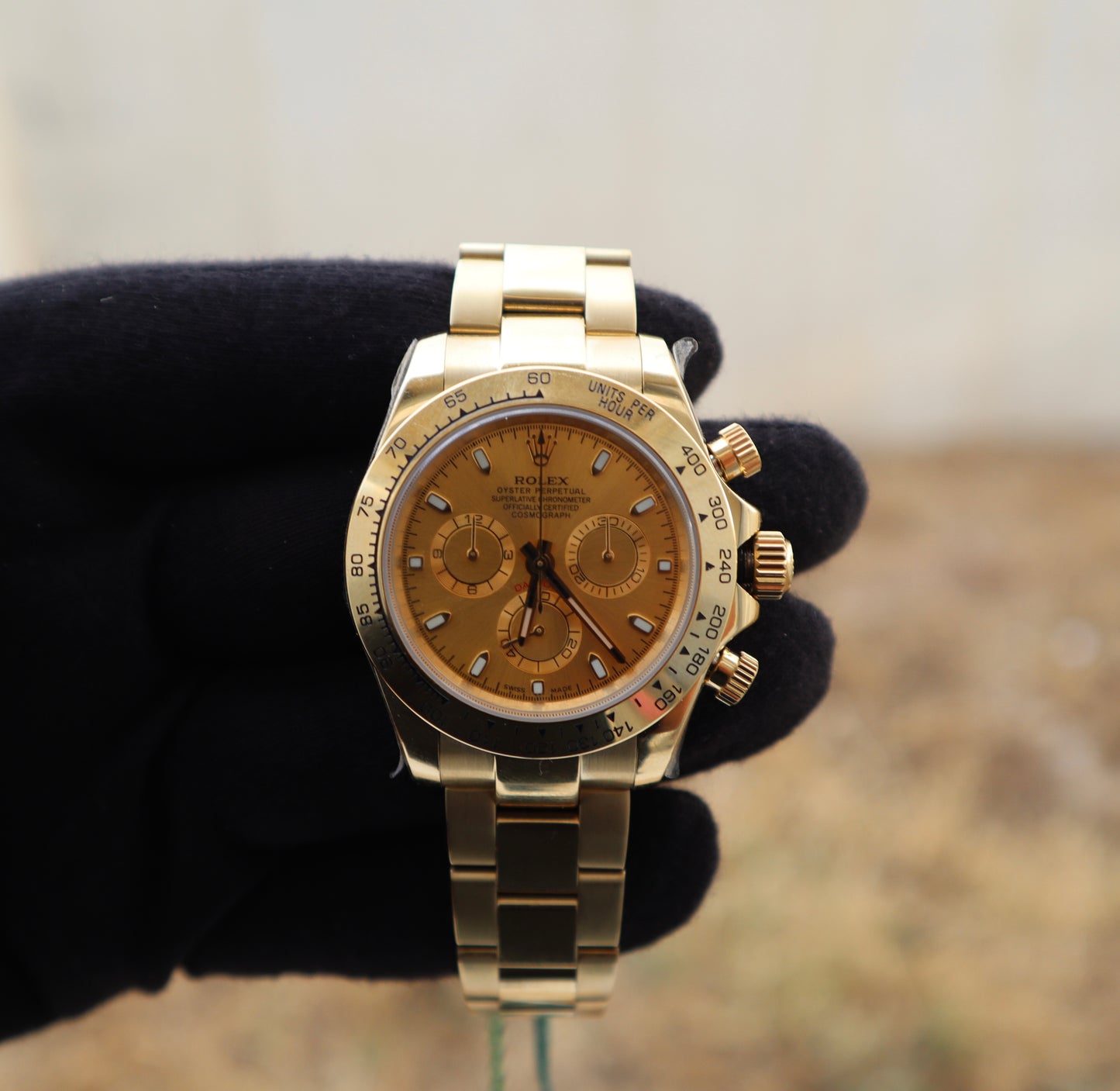 Rolex Cosmograph Daytona - دايتونا كوزموجراف فول جولد عيار ١٨ طلاء