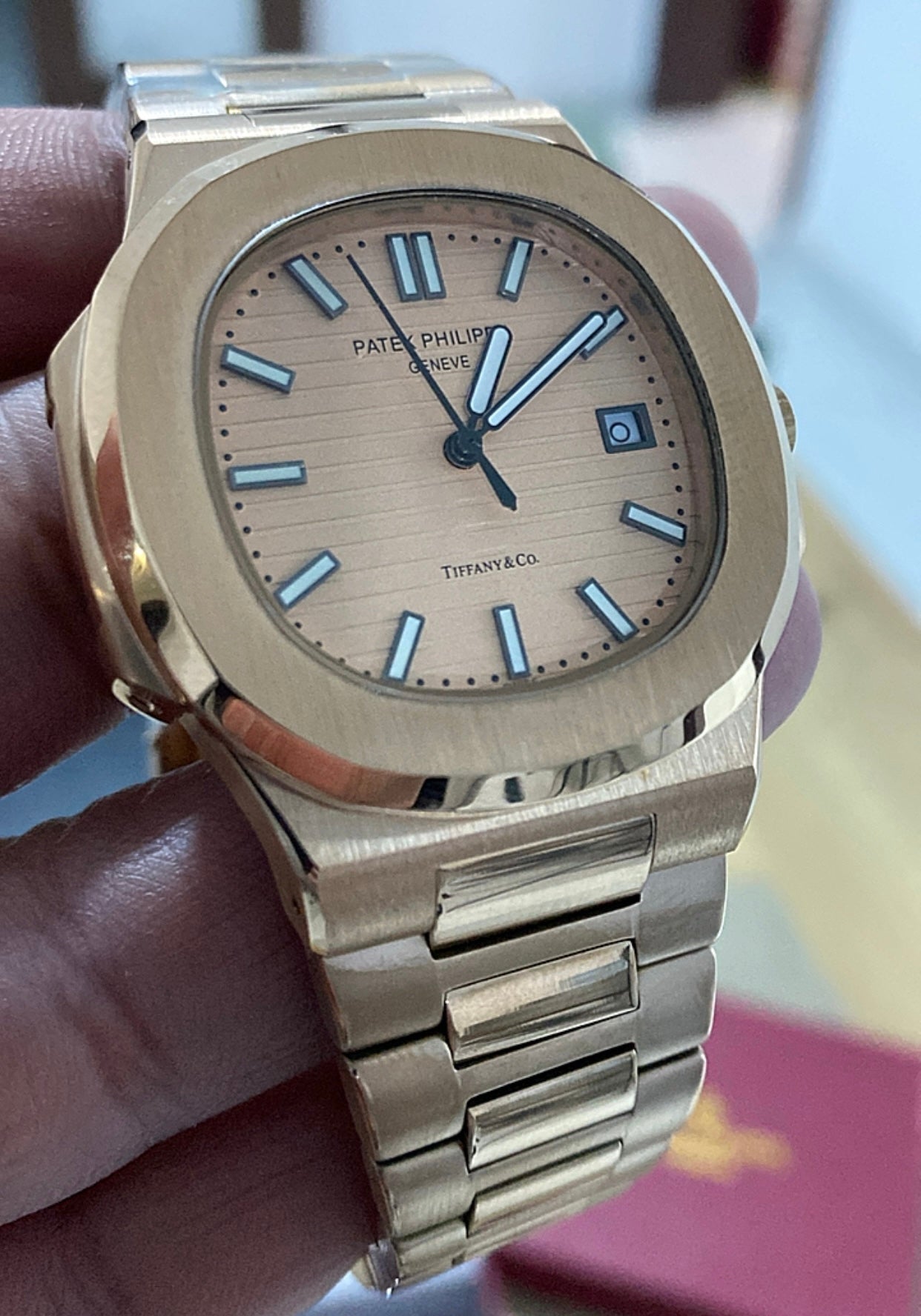 باتيك فيليب نوتلس تيفاني روز جولد 40 mm