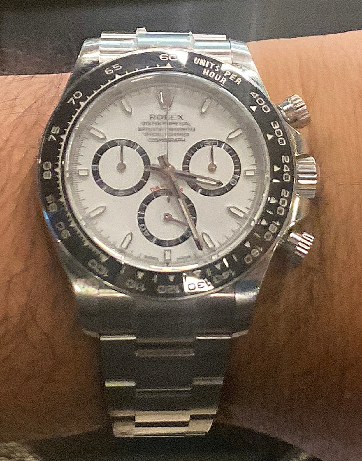 رولكس دايتونا باندا - كلين طبق الأصل و ماكينة سويسري نفس التعقيدات طبق الأصل كوزموجراف