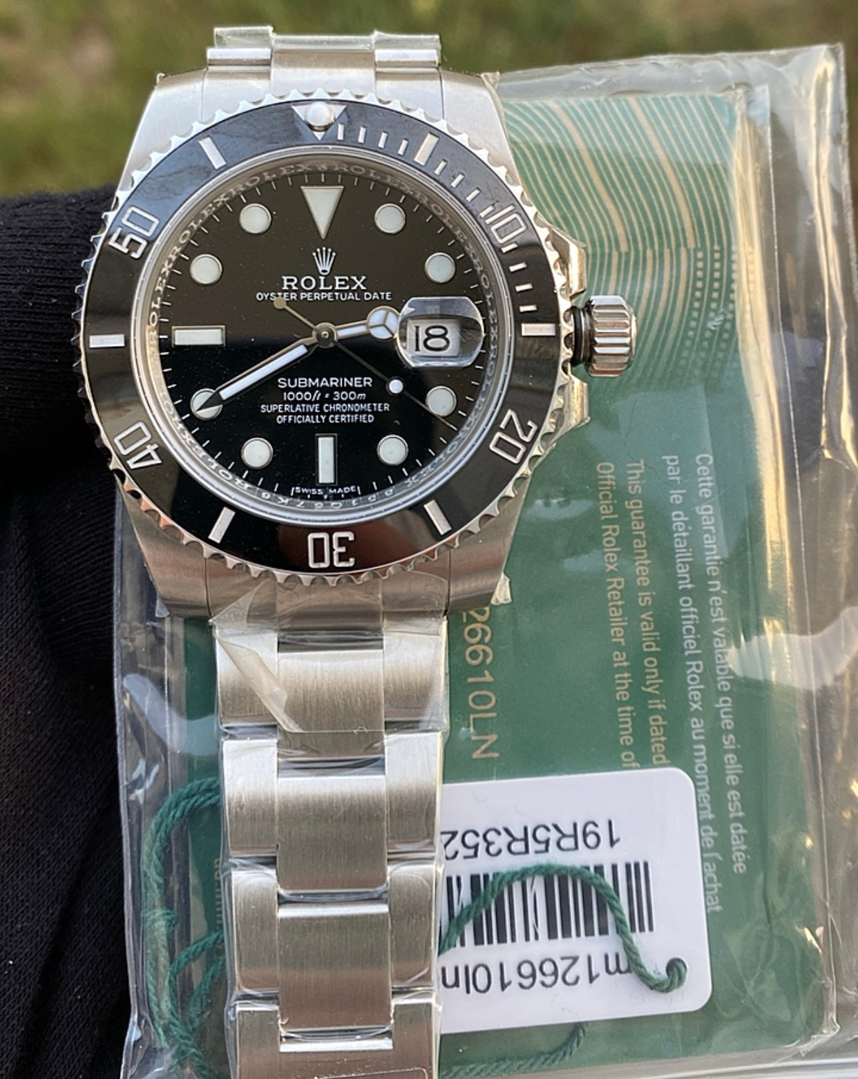 41 mm رولكس سبمارينر ديت ستانلس ستيل أسود