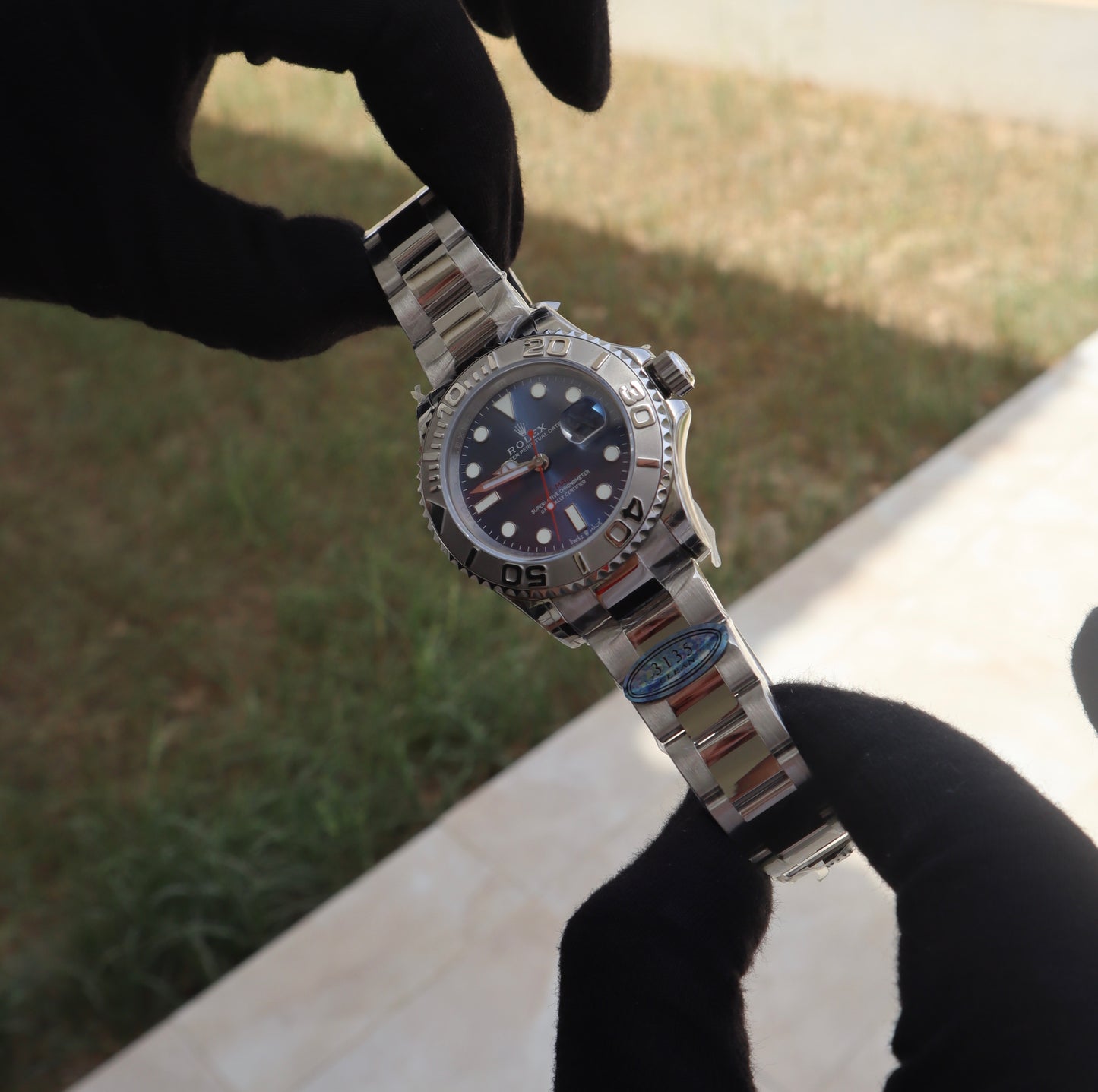 40 mm رولكس يخت ماستر ستانلس ستيل وبلاتينيوم