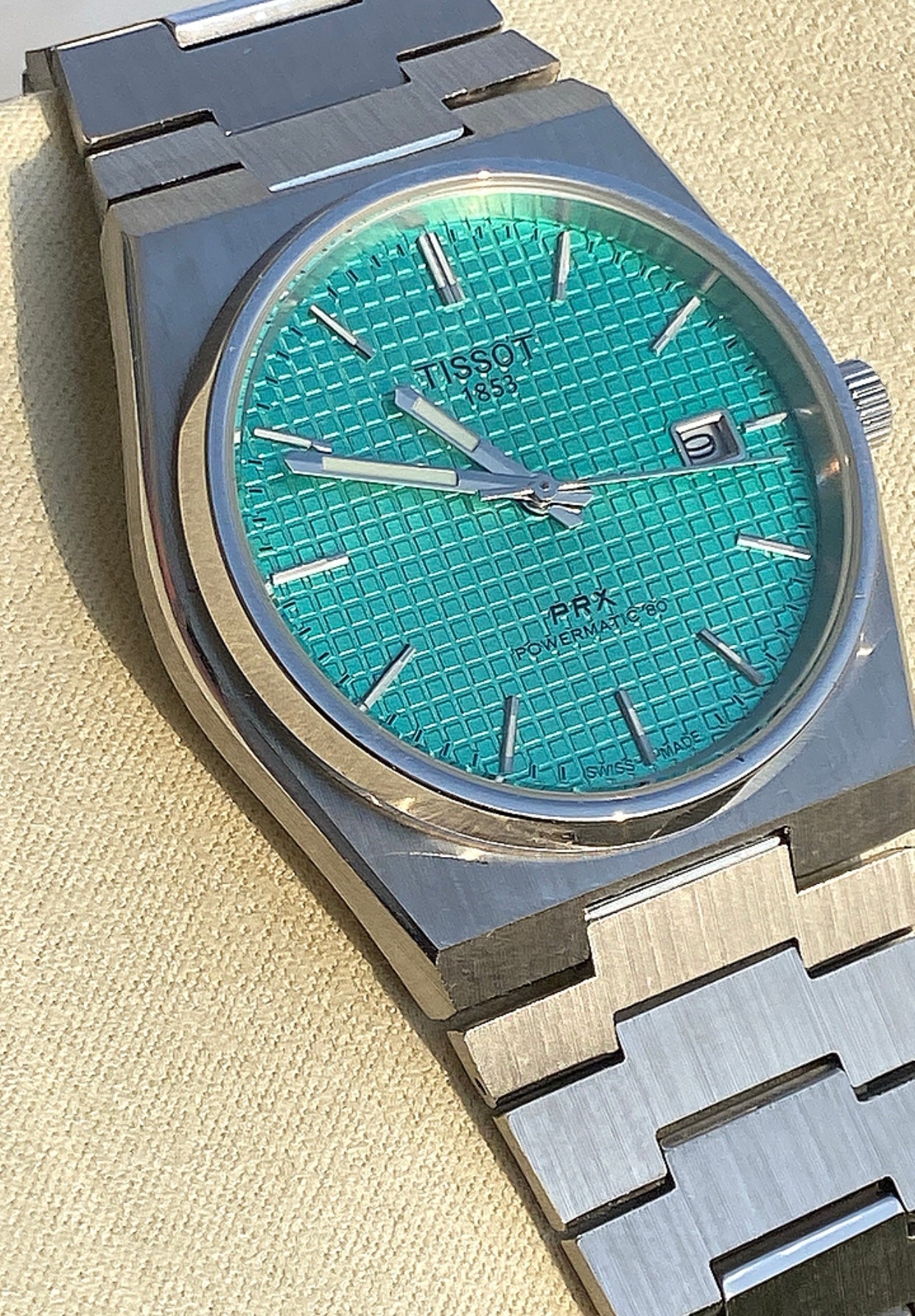 40 mm تيسوت باكس باورماتيك تيفاني- سوبر كلين متوفر قطعتين