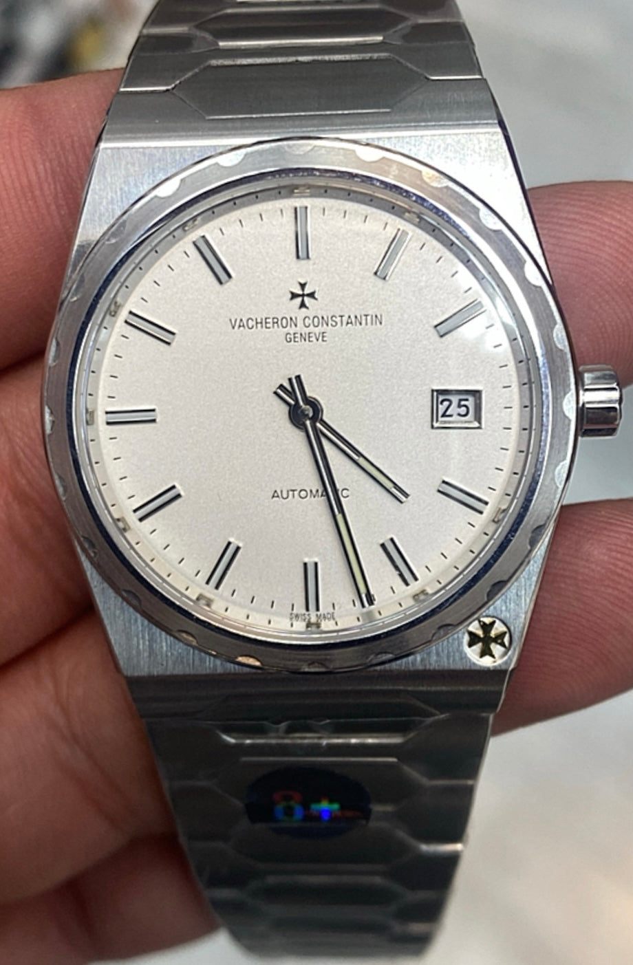 فاشيرون كونستانتان اكسبشنال  مينا ابيض 222 - طبق الأصل ماكينة سويسري