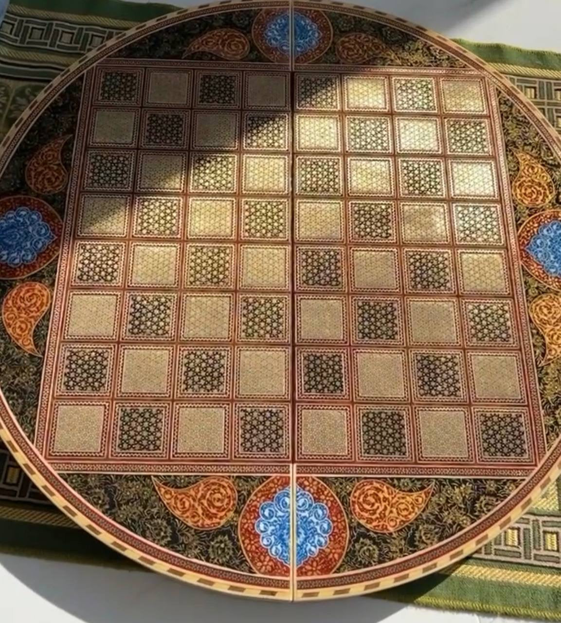 طاولي و شطرنج صناعة يدوية احجار مرمر ، اكبر حجم في العراق( الجنود براص وليس بلاستيك)