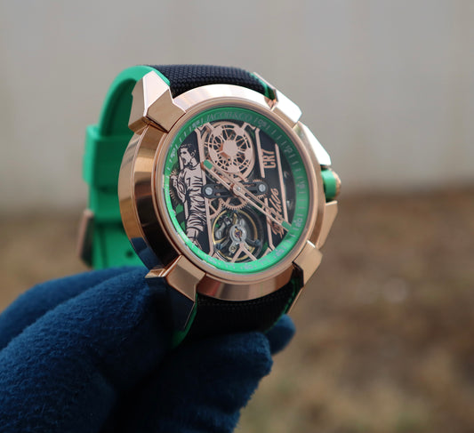 jacob & co CR7 - جاكوب اند كو اصدار رونالدو لون اخضر توربيون كلين درجة اولى