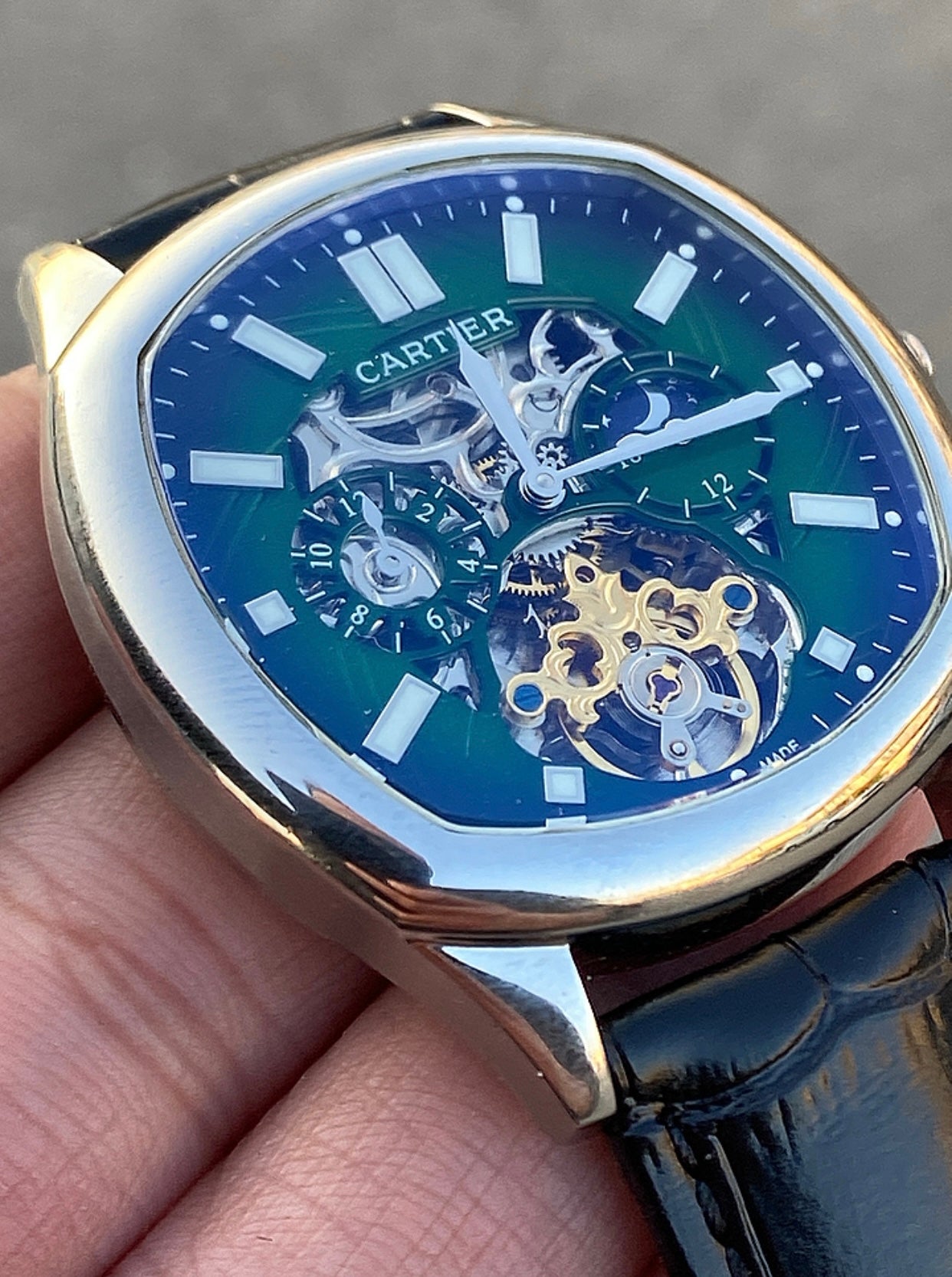 Cartier 0815 - ساعة كارتير نادرة توقف تصنيعها من الشركة الأم متوفر قطعة واحدة