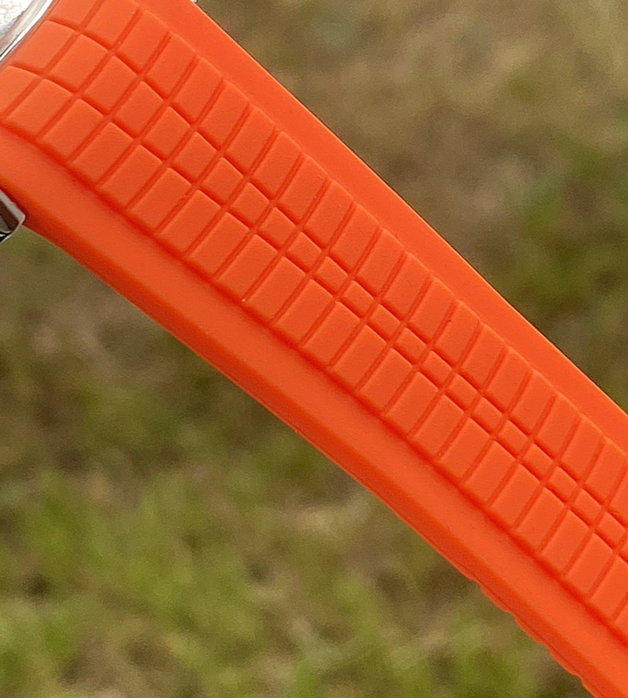40.8 mm باتيك فيليب اكوا نوت ستراب رابر اورانج  -   -كلين
