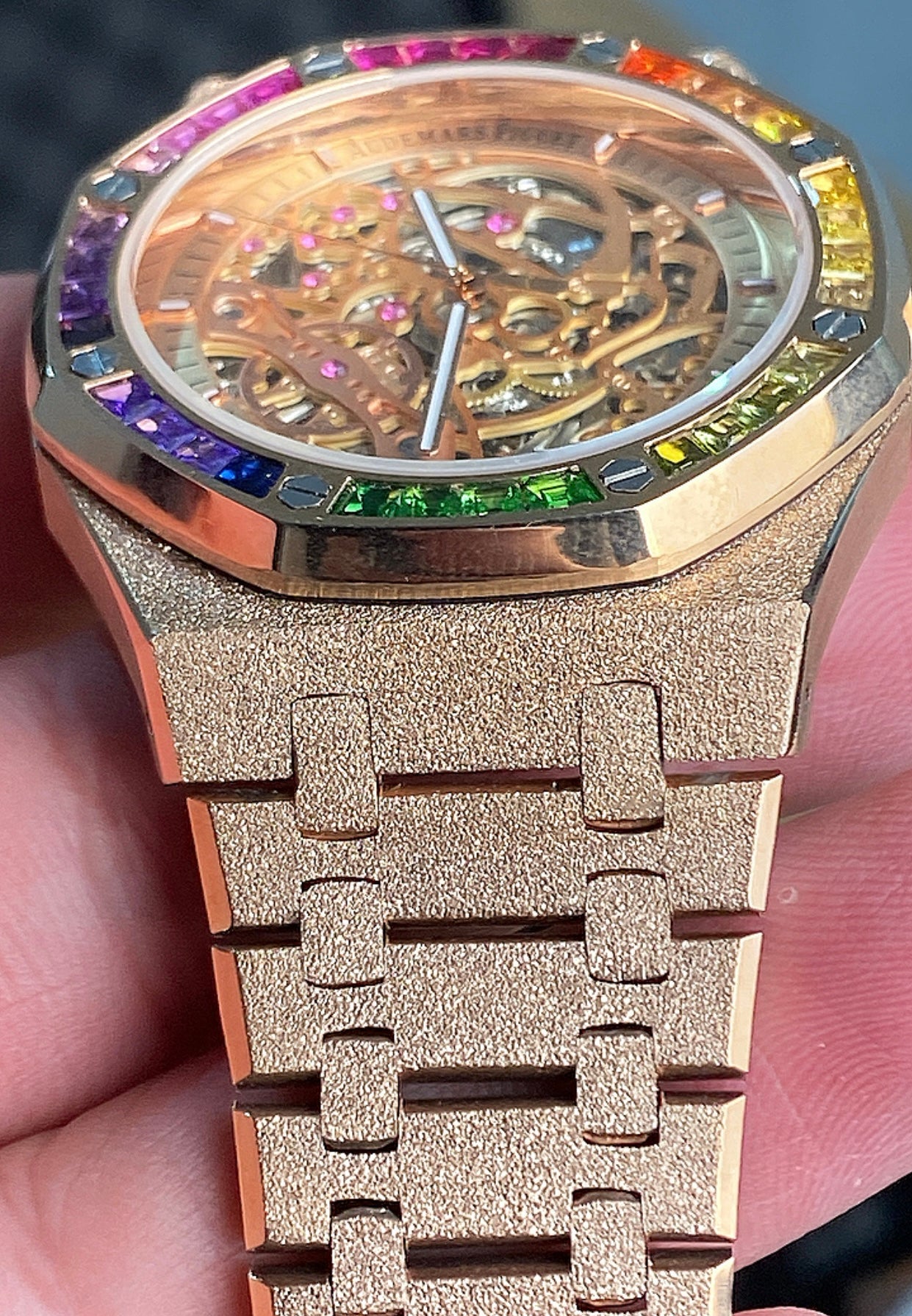 Audemars Pigue Royal Oak Rainbow 41 mm  (كلين تايتل)