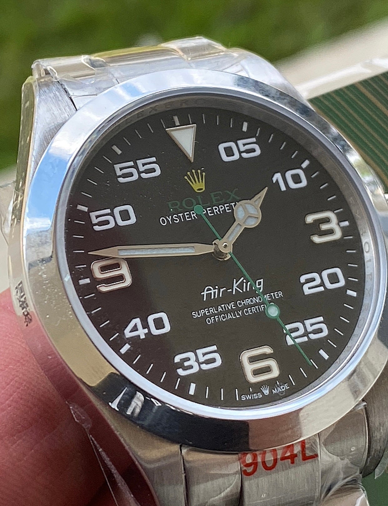 روليكس اير كنج اويستر ٢٠٢٤ - كلين قطعة واحدة ستيل ٩٠٤