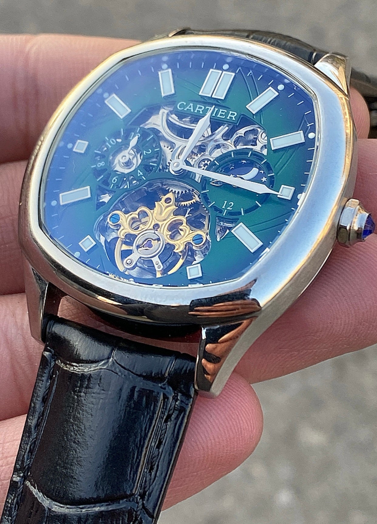 Cartier 0815 - ساعة كارتير نادرة توقف تصنيعها من الشركة الأم متوفر قطعة واحدة