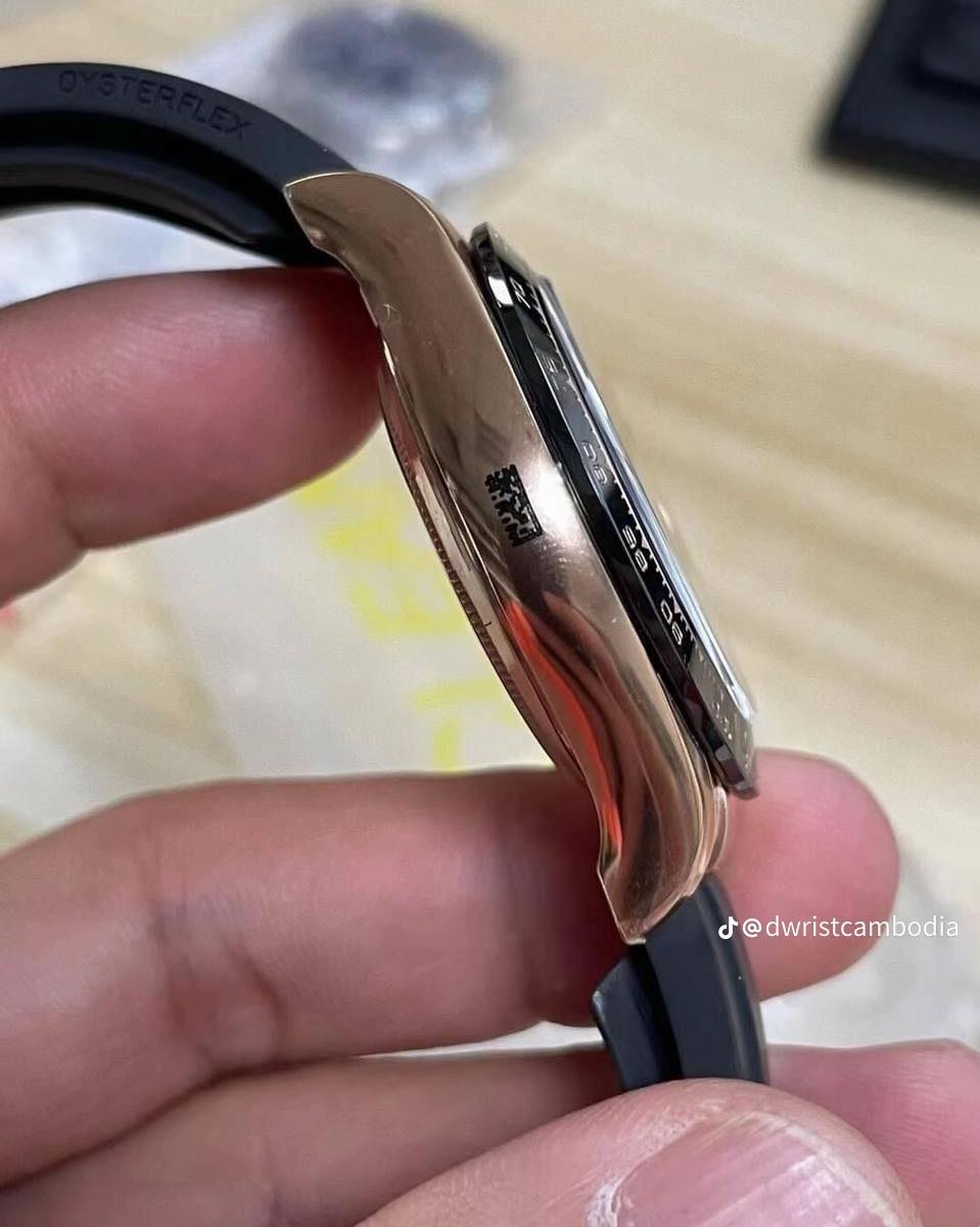 43 mm لمدة ٢٤ ساعه فقط رولكس دايتونا كلين روزجولد - كلين طبق الأصل ماكينة سويسري  قطعة واحدة فقط