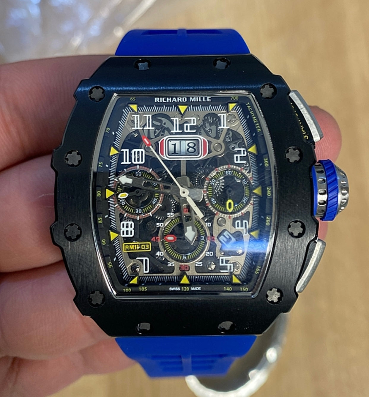 Richard Mille RM 11 - 03 - كلين تايتل مكينة سريسري اعلى جودة في السوق بعد الوكالة