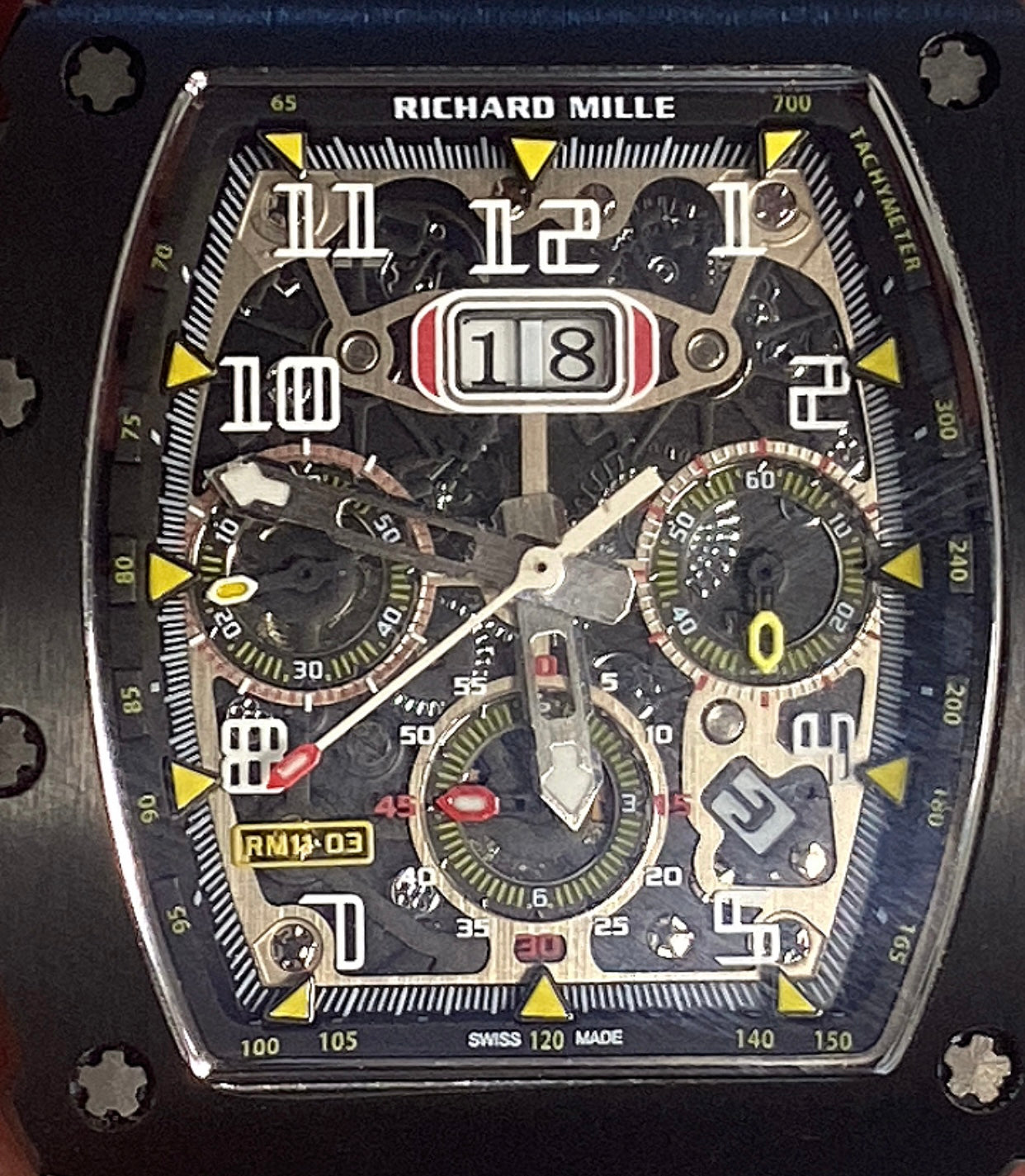 Richard Mille RM 11 - 03 - كلين تايتل مكينة سريسري اعلى جودة في السوق بعد الوكالة