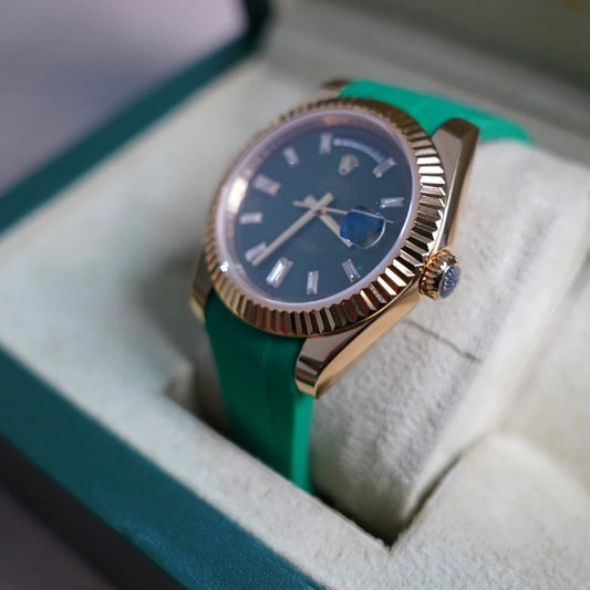 40 mm رولكس داي ديت جرين ديل