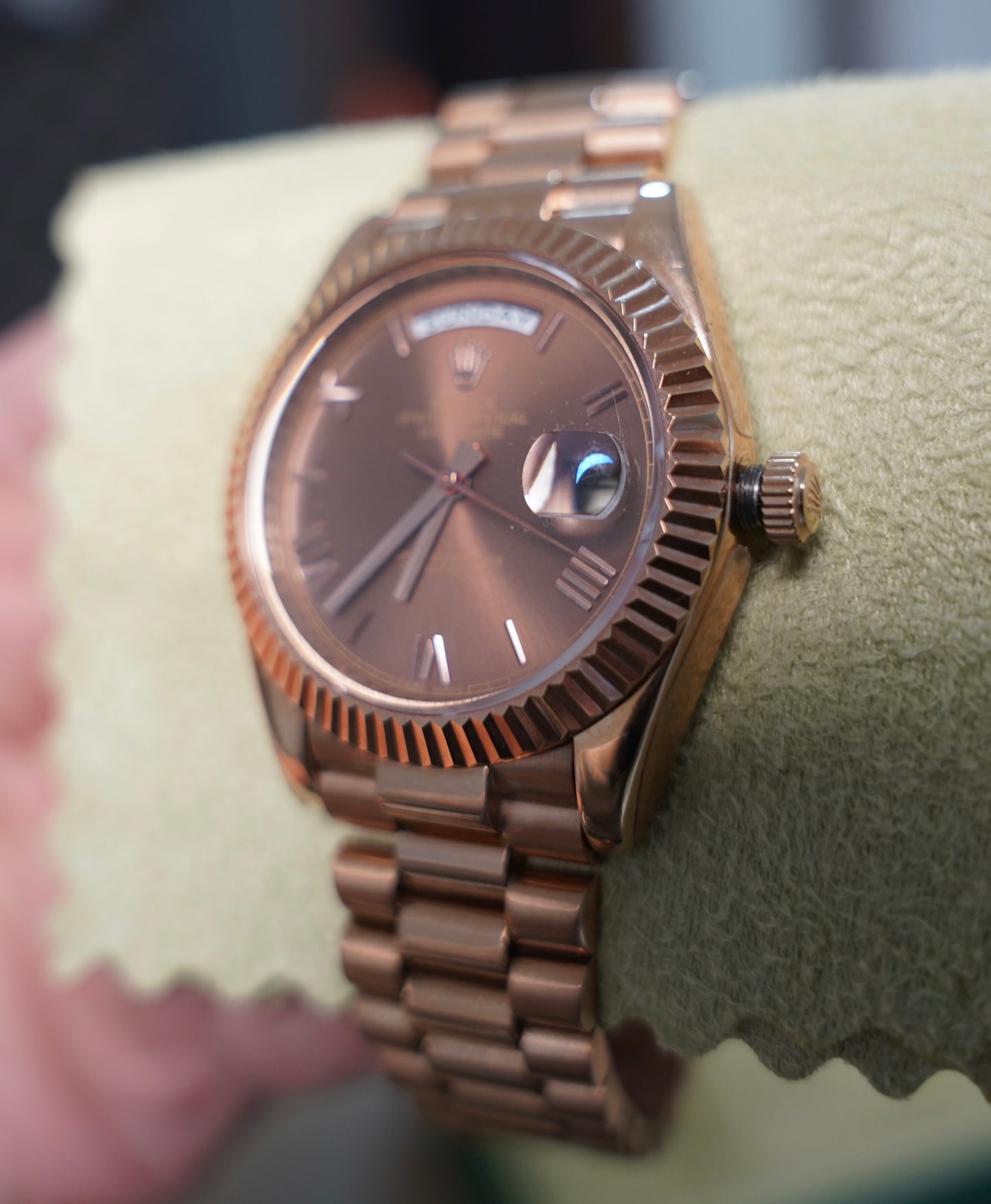 40 mm رولكس داي ديت روز جولد سوبر كواليتي