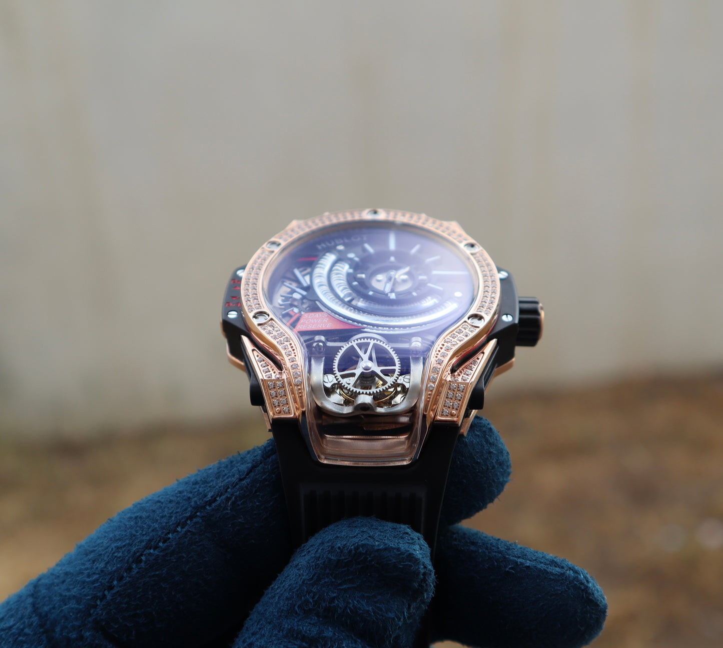 Hublot MP9 Tourbillon - هابلوت ام بي ناين روزجولد ذايموند