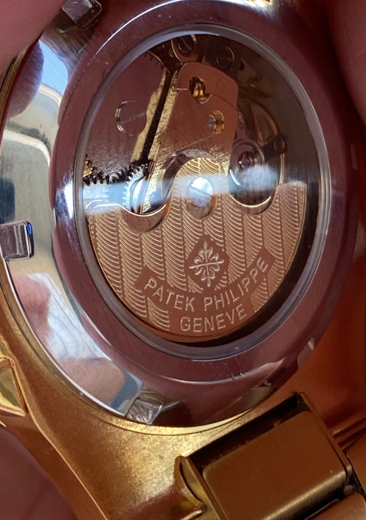 باتيك فيليب ذهبي داخل اخضر مستعمل  اصدار ٢٠١٠  40 mm
